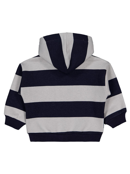 Civil Baby Çizgili 6-18 Ay Hırka - Lacivert