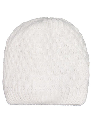 Civil Baby Çift Ponponlu Bebek Uni Basic Bere - Ekru