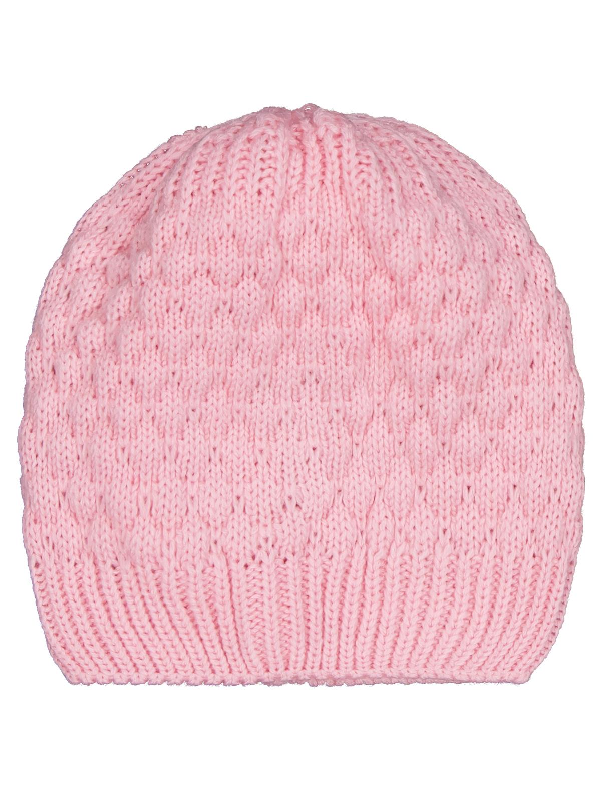 Civil Baby Çift Ponponlu Bebek Uni Basic Bere - Pembe