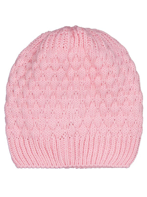 Civil Baby Çift Ponponlu Bebek Uni Basic Bere - Pembe