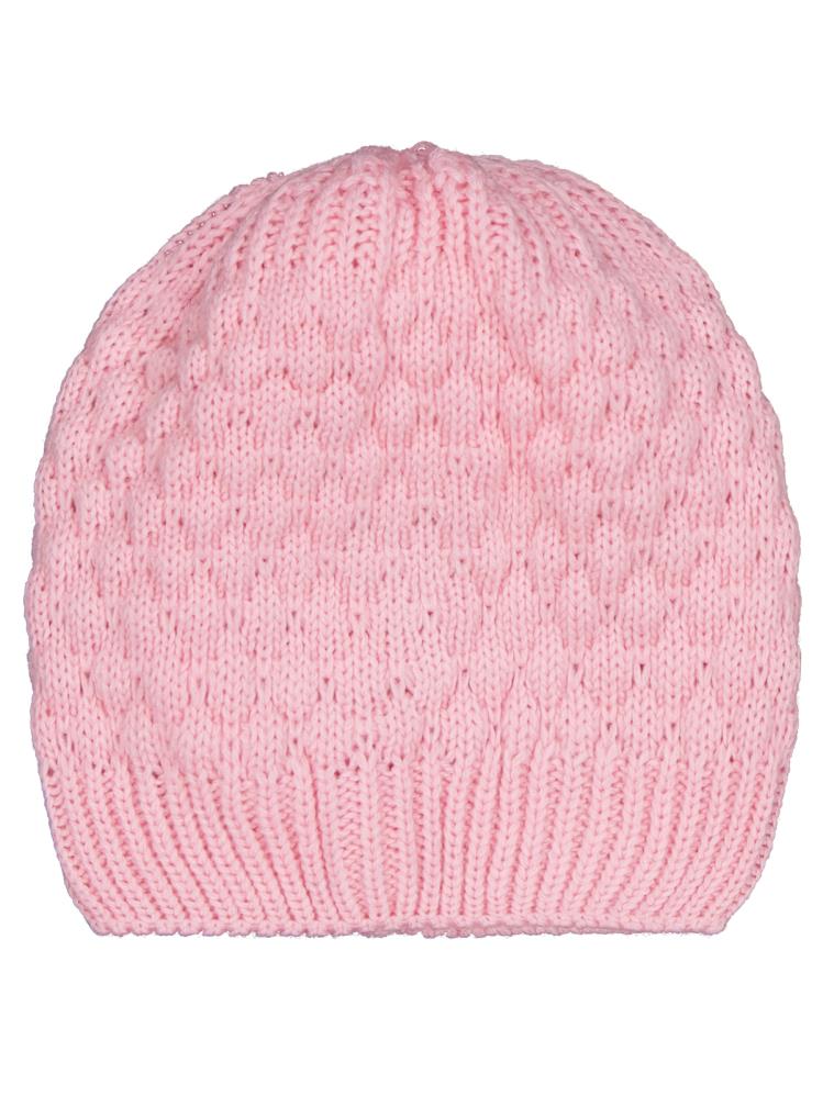 Civil Baby Çift Ponponlu Bebek Uni Basic Bere - Pembe