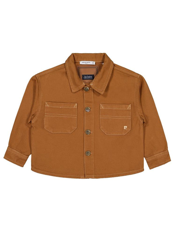 Pierre Cardin Nakışlı 2-5 Yaş Ceket - Kahve