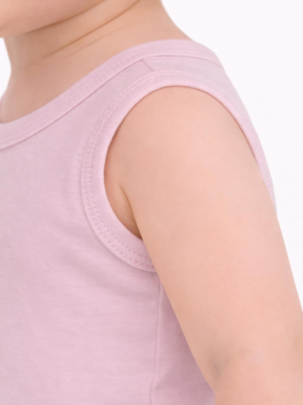 Civil Baby Organik 5 li Sıfır Kol 1-3 yaş Çıtçıtlı Badi - Pembe