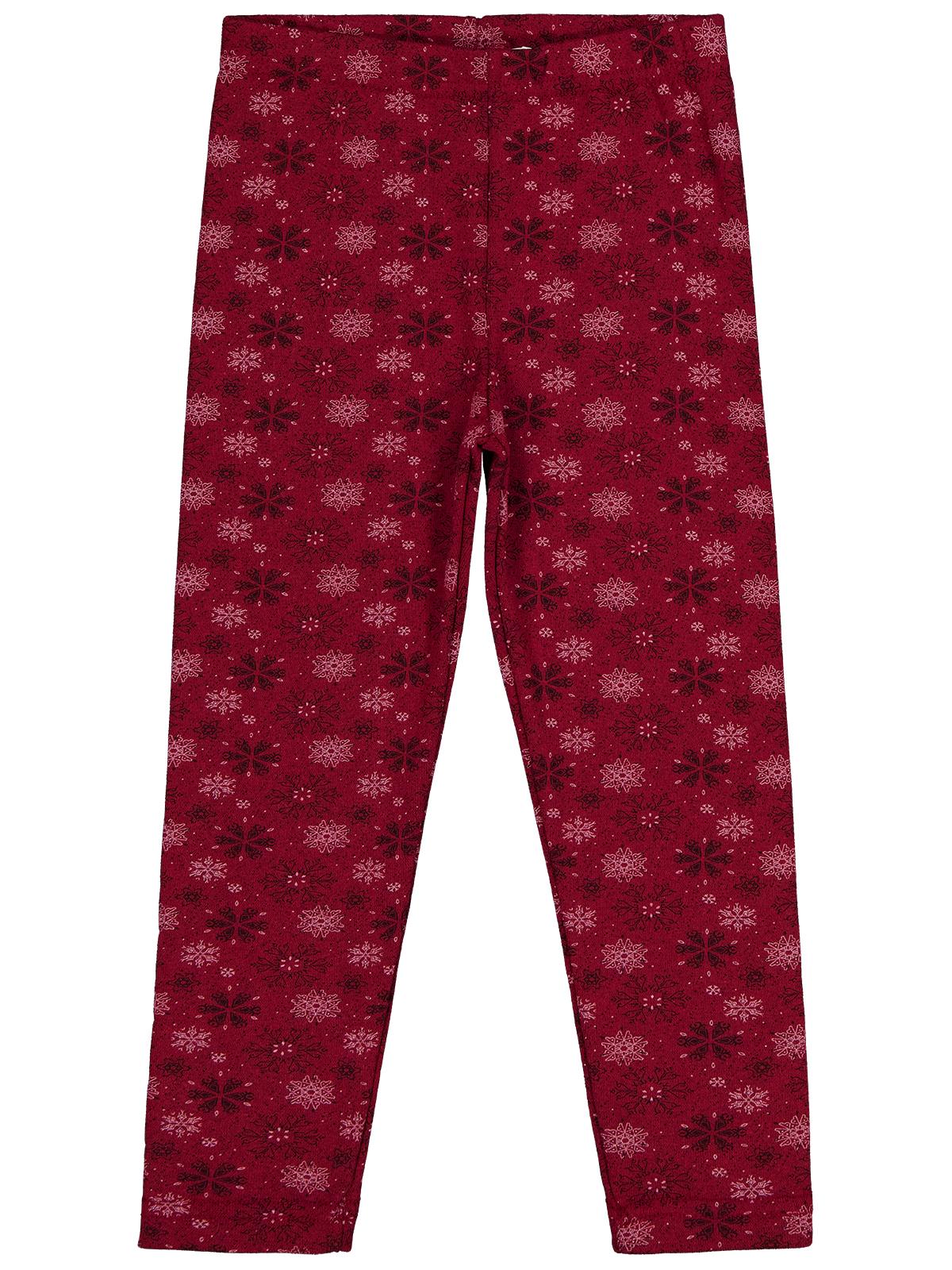 Civil Girls Kar Tanesİ Desen 10-13 Yaş Tayt - Bordo