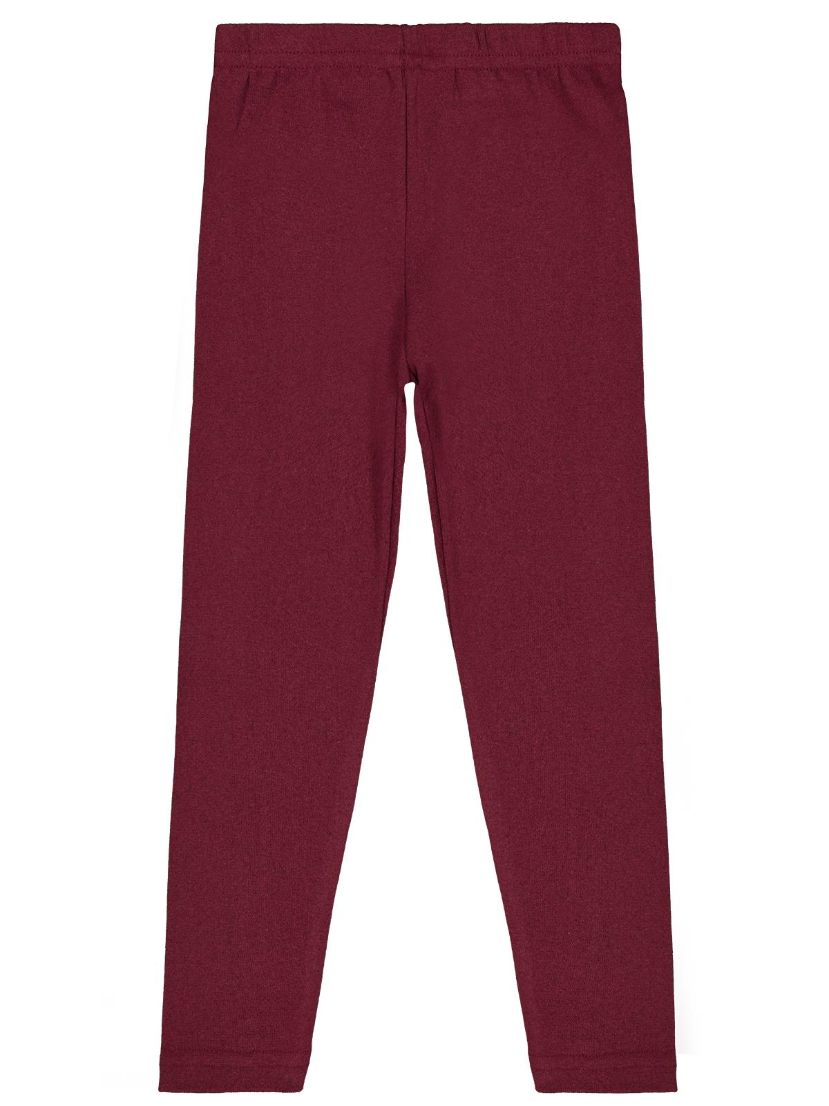 Civil Girls Düz 10-13 Yaş Tayt - Bordo