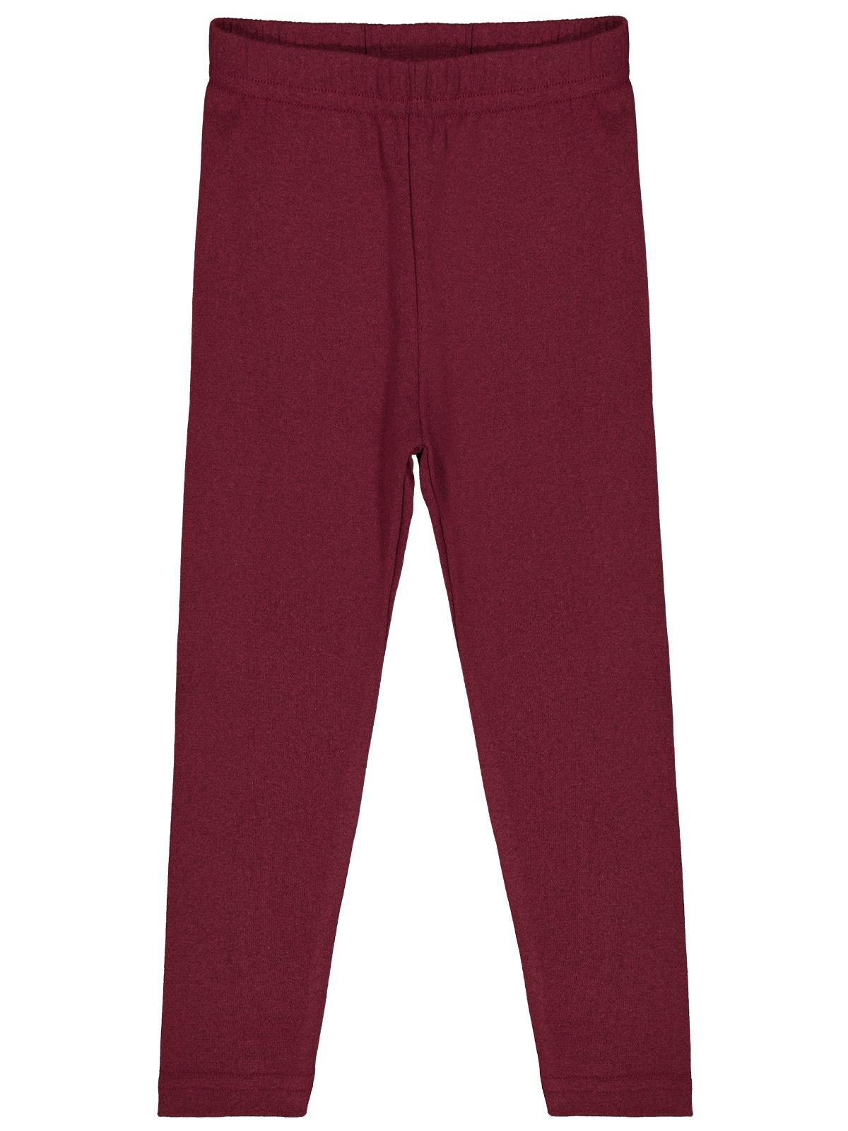 Civil Girls Düz 10-13 Yaş Tayt - Bordo