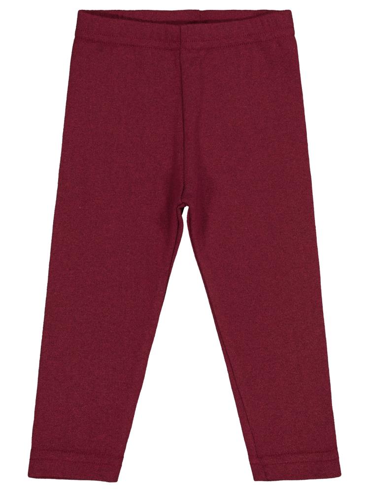 Civil Girls Düz 2-5 Yaş Tayt - Bordo