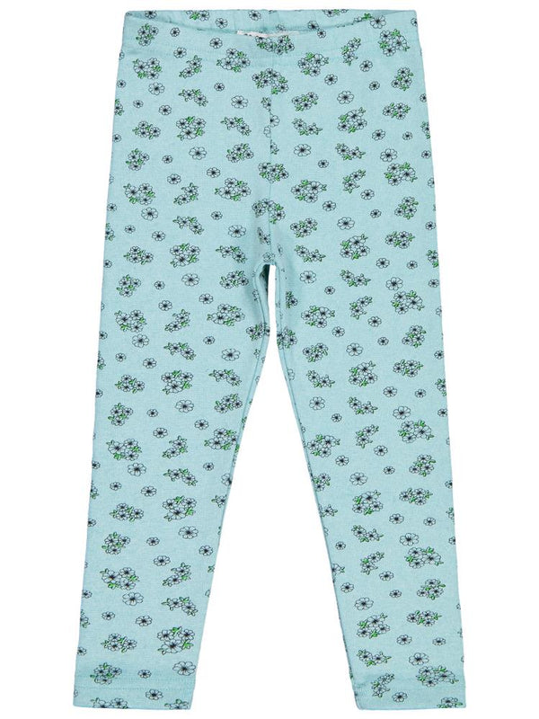 Civil Girls Çıtır Çiçek Desenli 10-13 Yaş Tayt - Yeşil