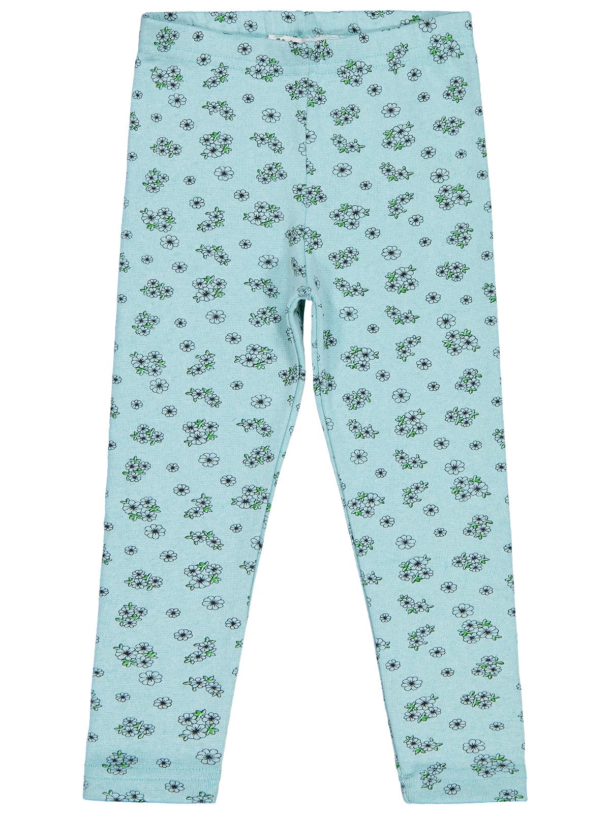 Civil Girls Çıtır Çiçek Desenli 10-13 Yaş Tayt - Yeşil