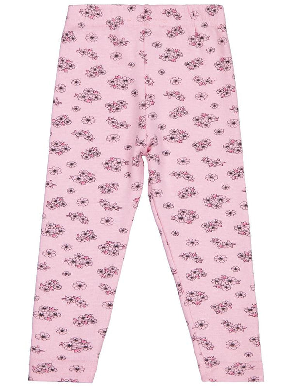 Civil Girls Çıtır Çiçek Desenli 2-5 Yaş Tayt - Pembe