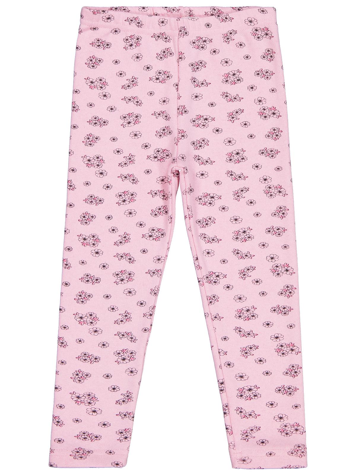 Civil Girls Çıtır Çiçek Desenli 10-13 Yaş Tayt - Pembe