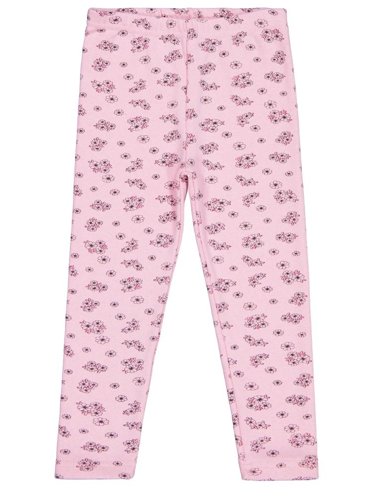 Civil Girls Çıtır Çiçek Desenli 10-13 Yaş Tayt - Pembe