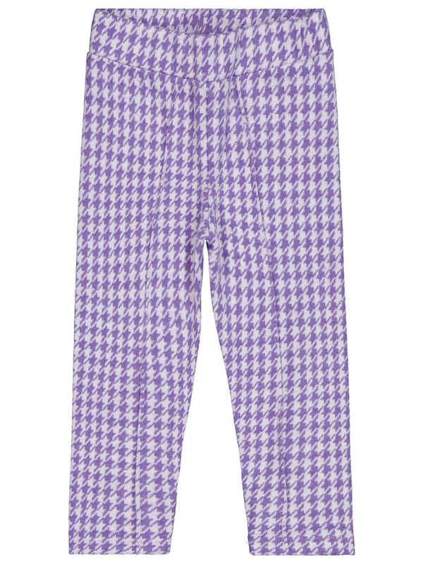 Civil Girls Kazayağı Desen 2-5 Yaş Tayt - Lila