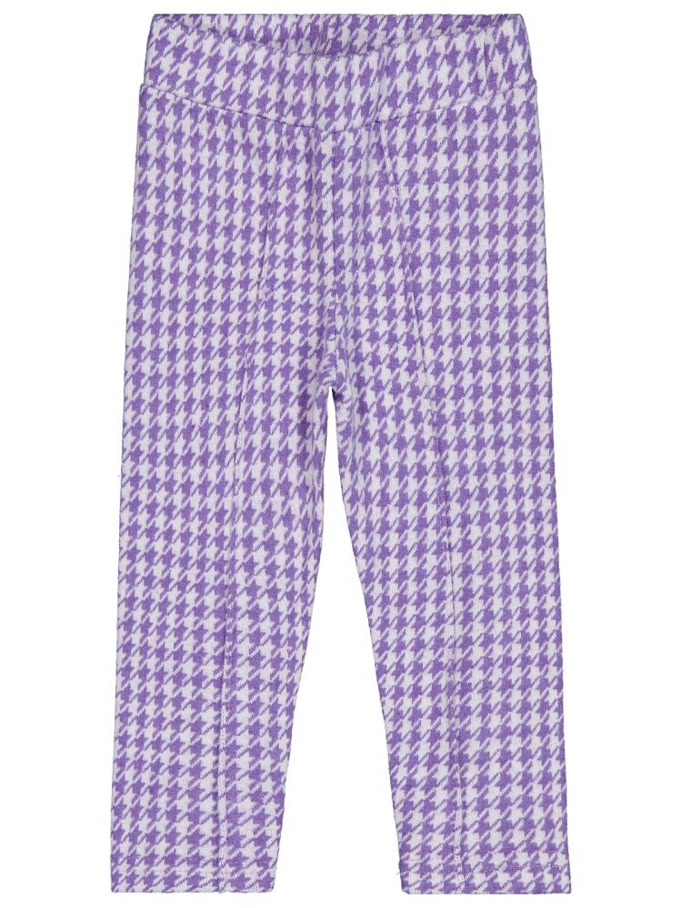 Civil Girls Kazayağı Desen 2-5 Yaş Tayt - Lila