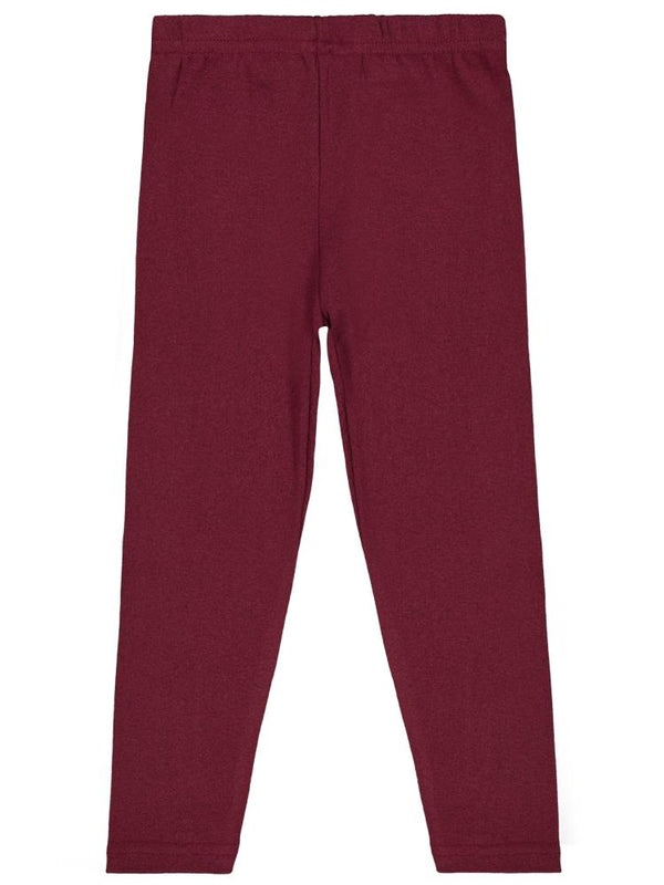 Civil Girls Düz 6-9 Yaş Tayt - Bordo