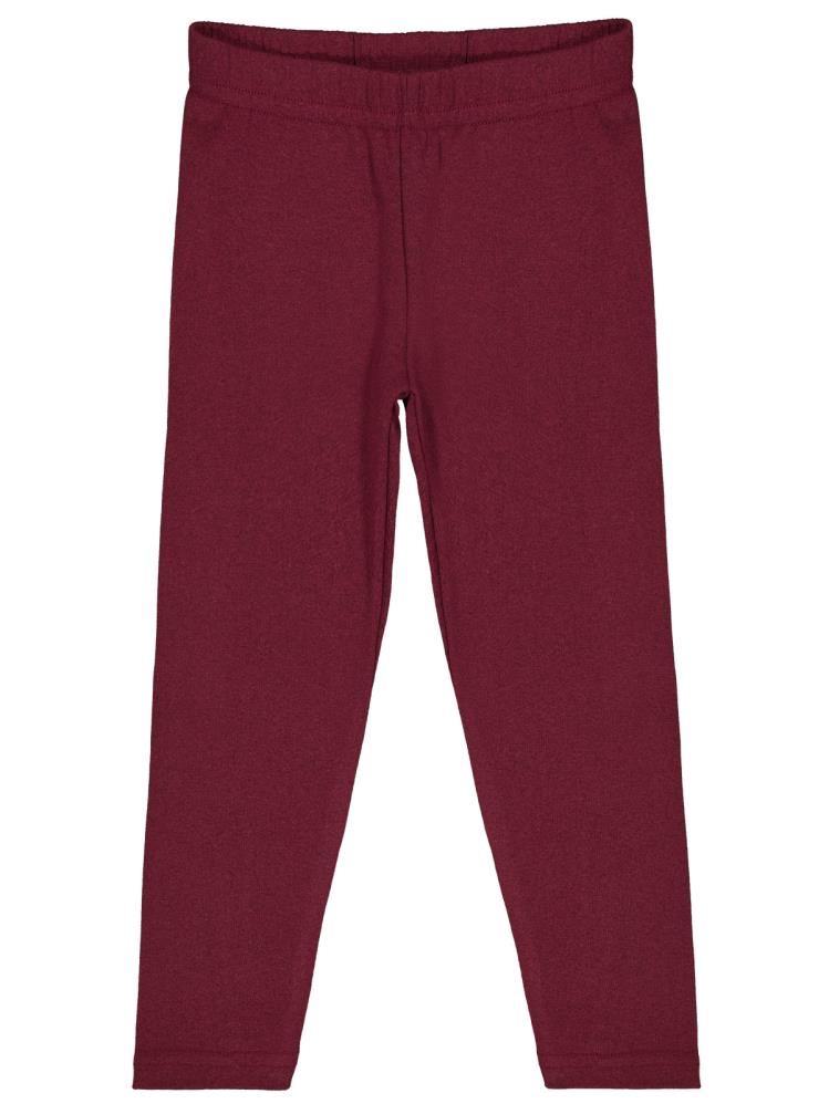 Civil Girls Düz 6-9 Yaş Tayt - Bordo