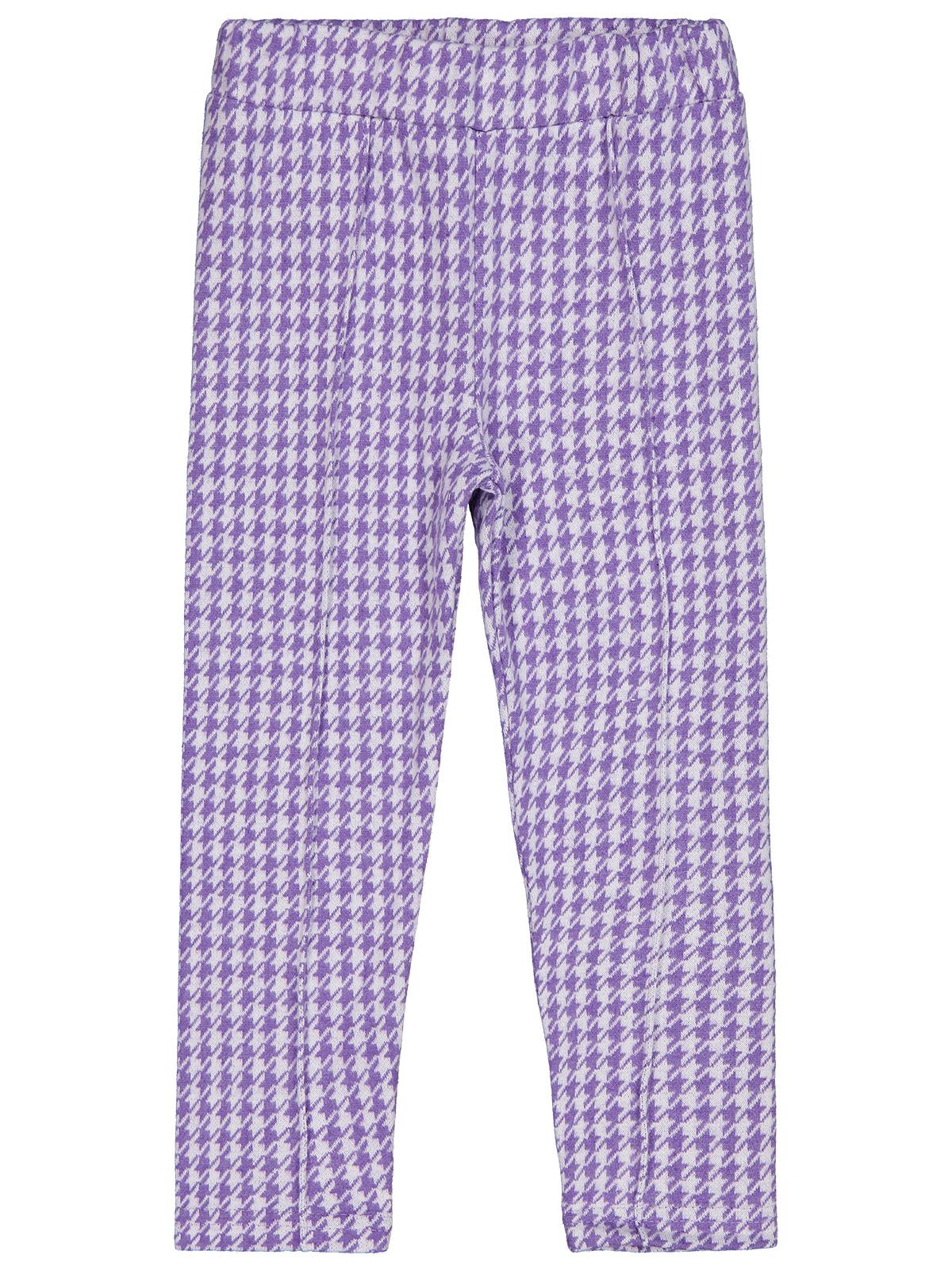 Civil Girls Kazayağı Desen 10-13 Yaş Tayt - Lila