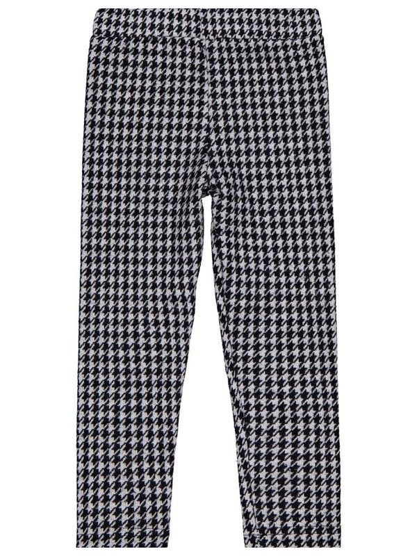 Civil Girls Kazayağı Desen 6-9 Yaş Tayt - Siyah