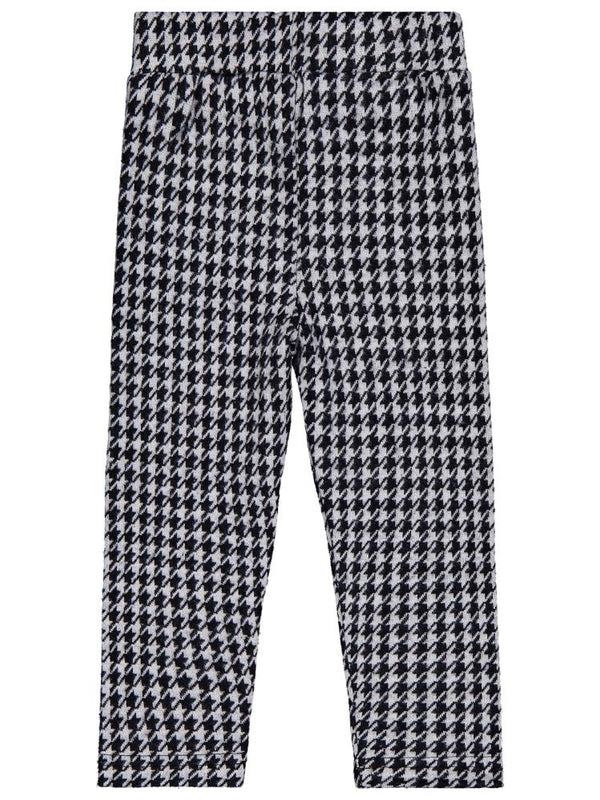 Civil Girls Kazayağı Desen 2-5 Yaş Tayt - Siyah