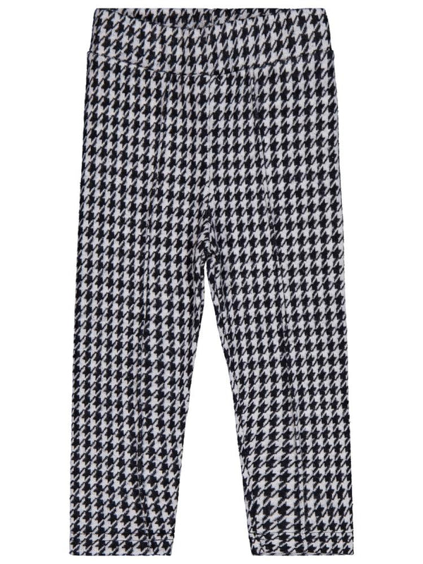 Civil Girls Kazayağı Desen 2-5 Yaş Tayt - Siyah