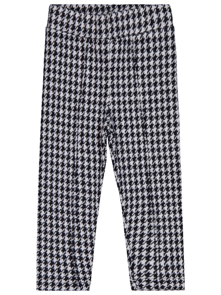 Civil Girls Kazayağı Desen 2-5 Yaş Tayt - Siyah