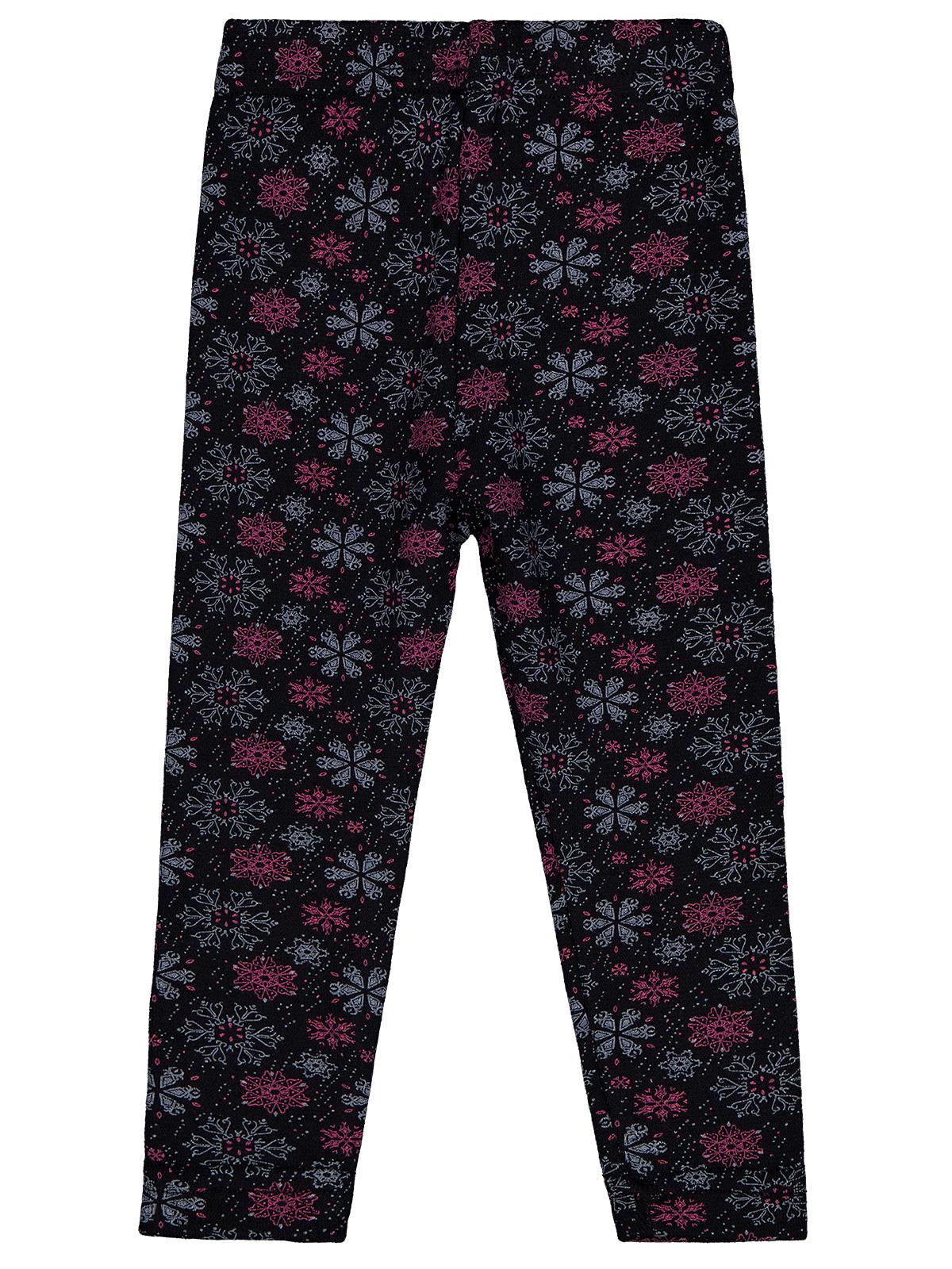 Civil Girls Kar Tanesİ Desen 2-5 Yaş Tayt - Siyah