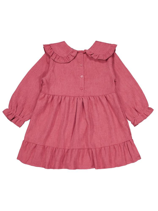 Civil Girls Eteği Fırfırlı 2-5 Yaş Elbise - Pembe