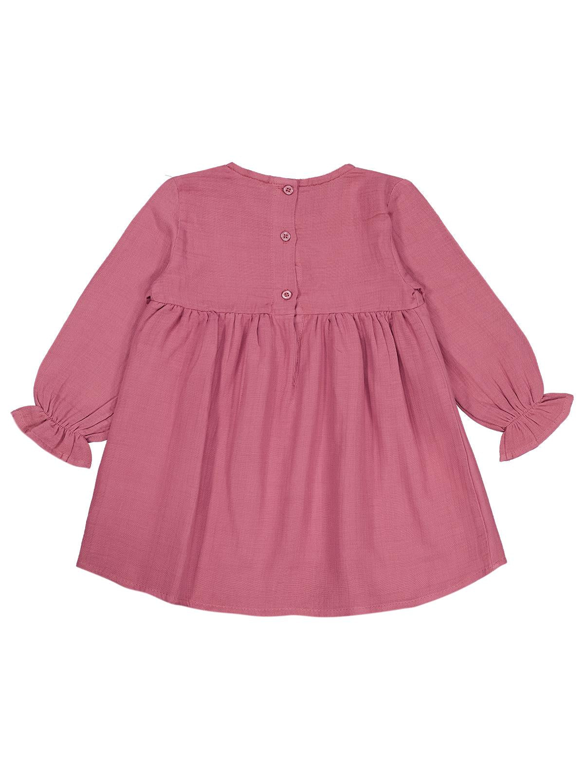 Civil Girls Roba Çiçekli 2-5 Yaş Elbise - Pembe