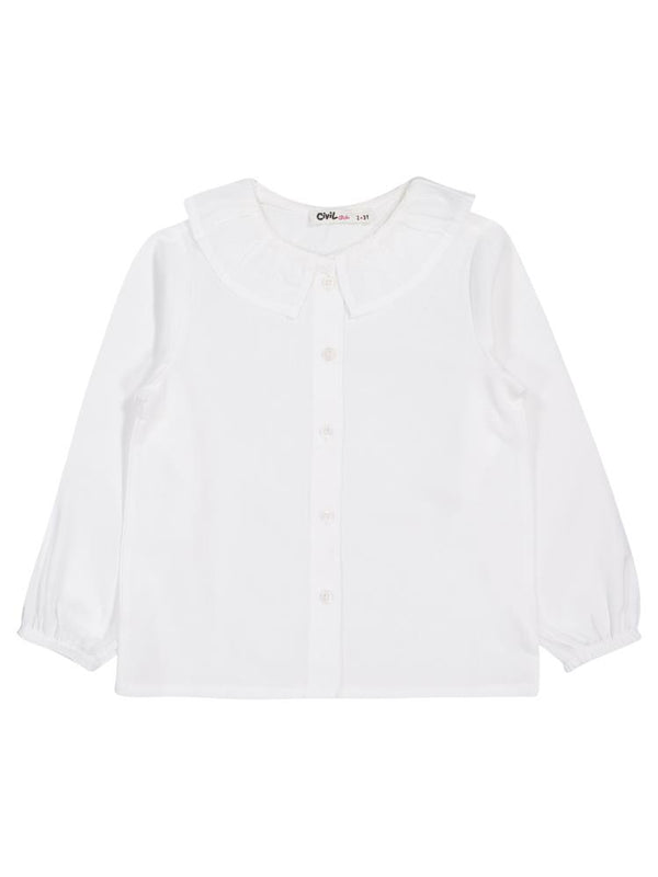 Civil Girls Bebe Yaka 2-5 Yaş Elbise - Gri