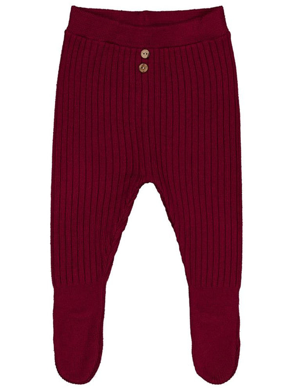 Civil Baby Patikli Raporlu 3-12 Ay Eşofman Altı - Bordo