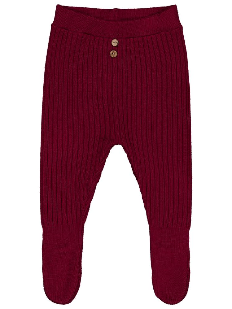 Civil Baby Patikli Raporlu 3-12 Ay Eşofman Altı - Bordo