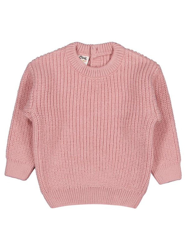 Civil Baby Basic Triko 6-18 Ay Kazak - Pembe