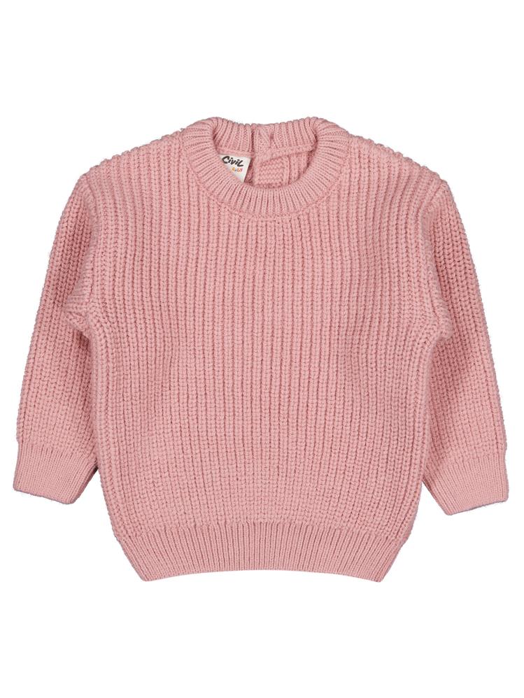 Civil Baby Basic Triko 6-18 Ay Kazak - Pembe