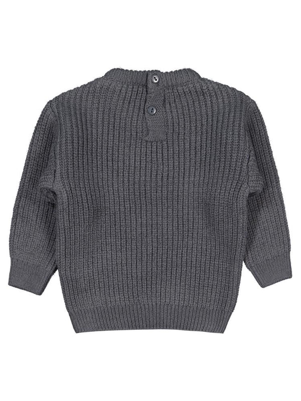 Civil Baby Basic Triko 6-18 Ay Kazak - Gri