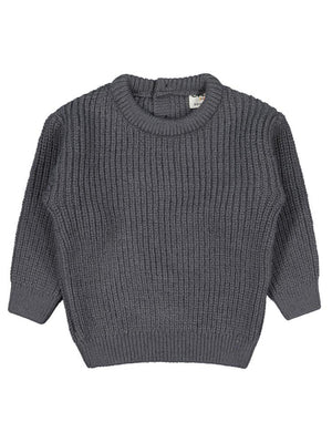 Civil Baby Basic Triko 6-18 Ay Kazak - Gri