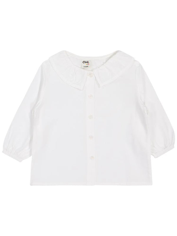 Civil Baby Bebe Yaka 6-18 Ay Elbise - Gri