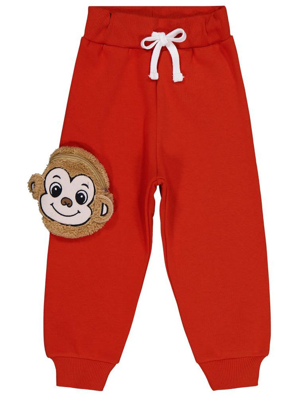 Civil Boys Maymun Cepli 2-5 Yaş Eşofman Altı - Turuncu