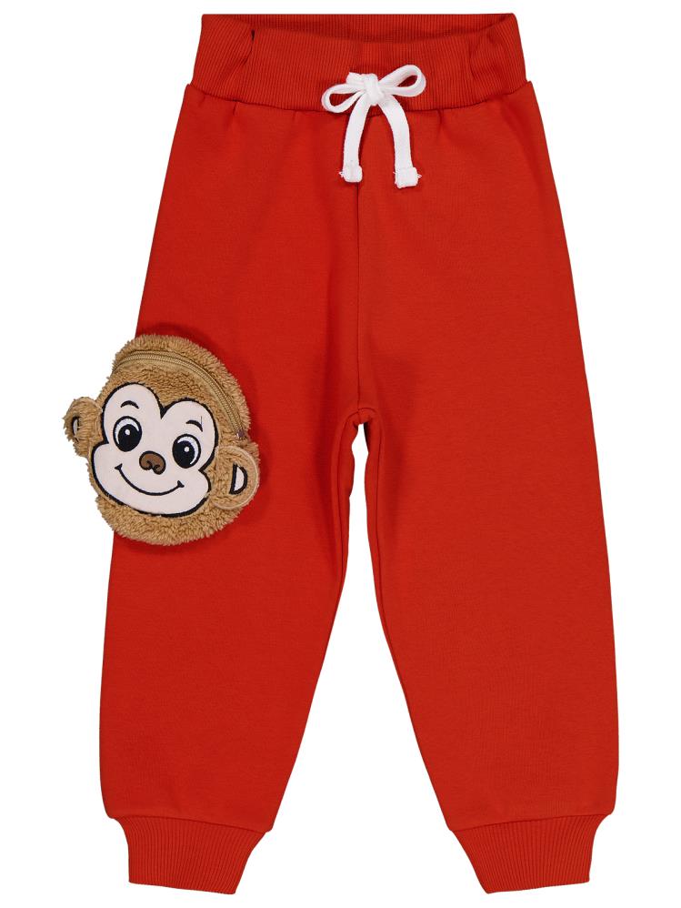 Civil Boys Maymun Cepli 2-5 Yaş Eşofman Altı - Turuncu