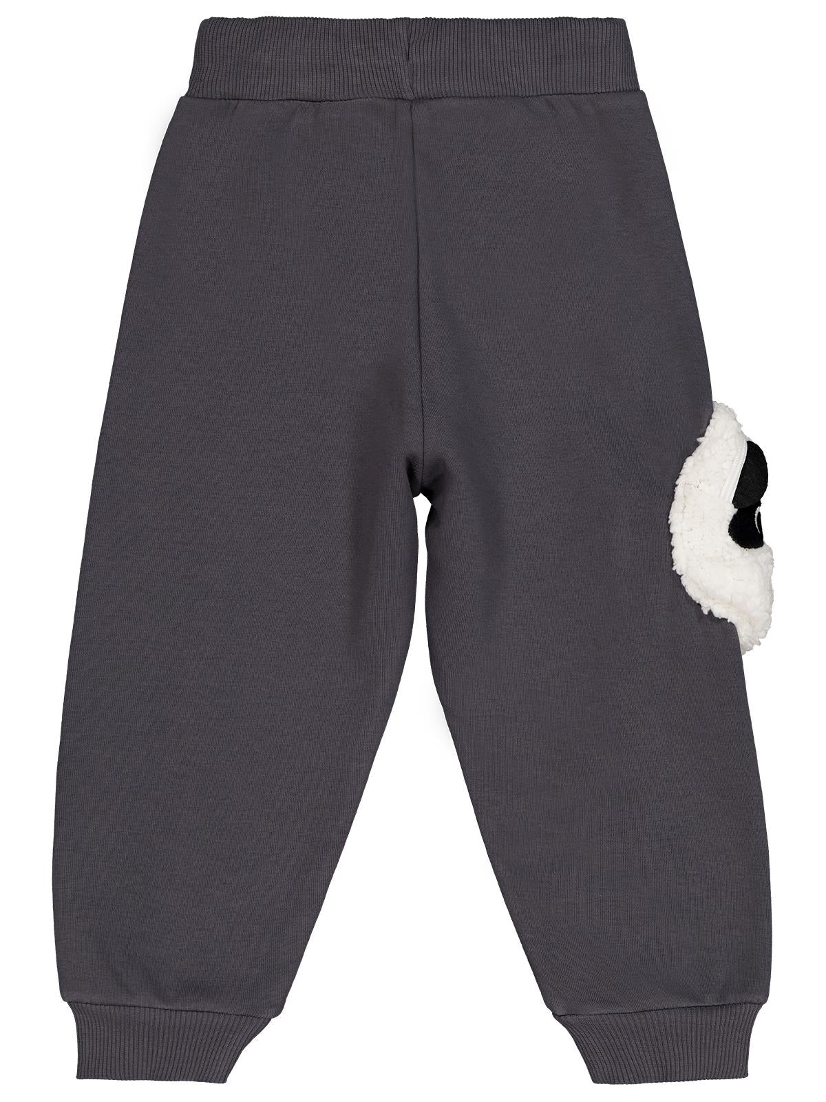 Civil Boys Panda Cepli 2-5 Yaş Eşofman Altı - Gri