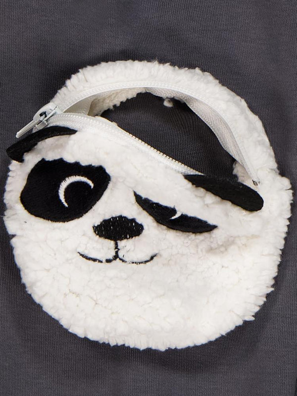 Civil Boys Panda Cepli 2-5 Yaş Eşofman Altı - Gri