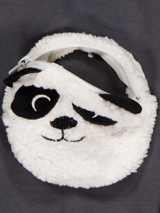 Civil Boys Panda Cepli 2-5 Yaş Eşofman Altı - Gri