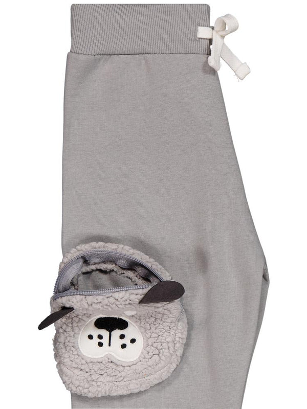 Civil Boys Köpek Cepli 2-5 Yaş Eşofman Altı - Gri