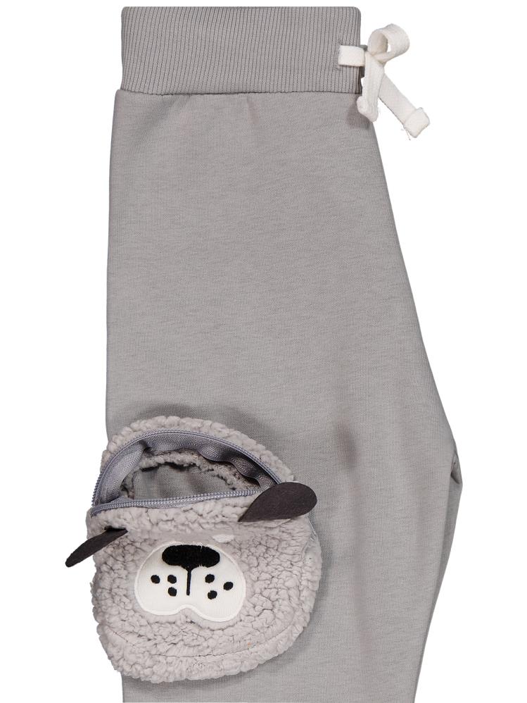 Civil Boys Köpek Cepli 2-5 Yaş Eşofman Altı - Gri