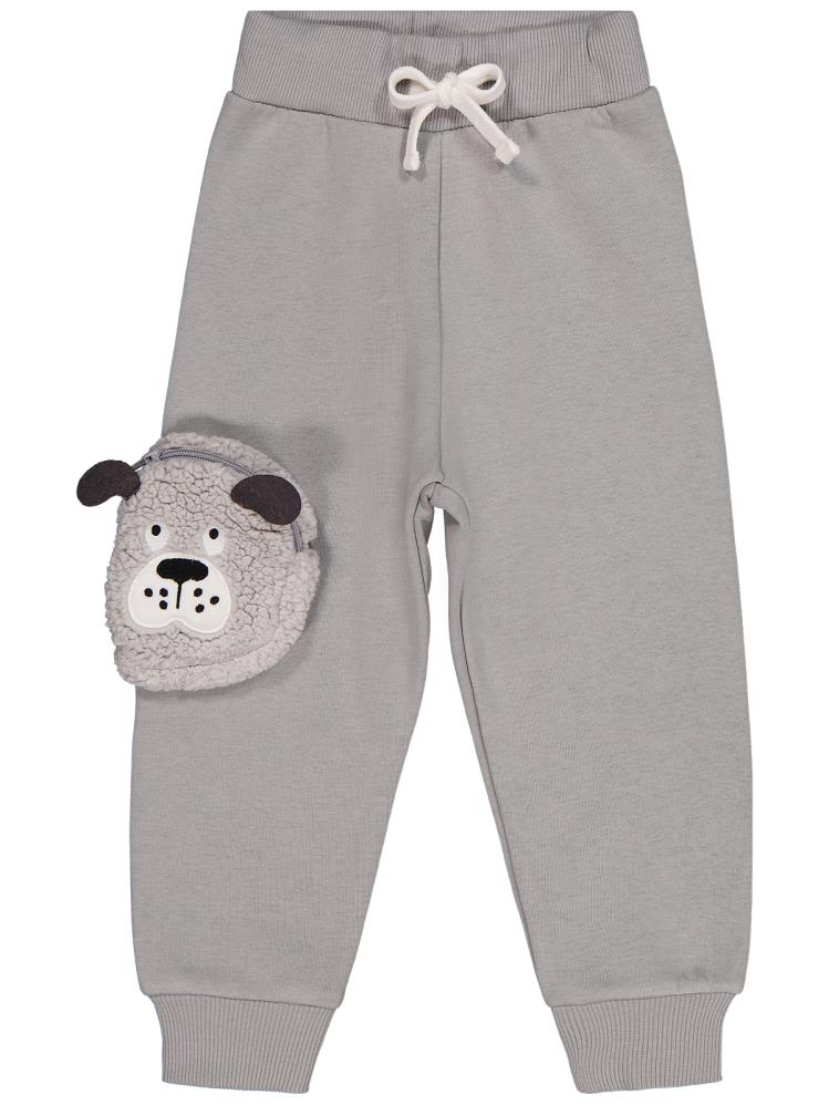 Civil Boys Köpek Cepli 2-5 Yaş Eşofman Altı - Gri