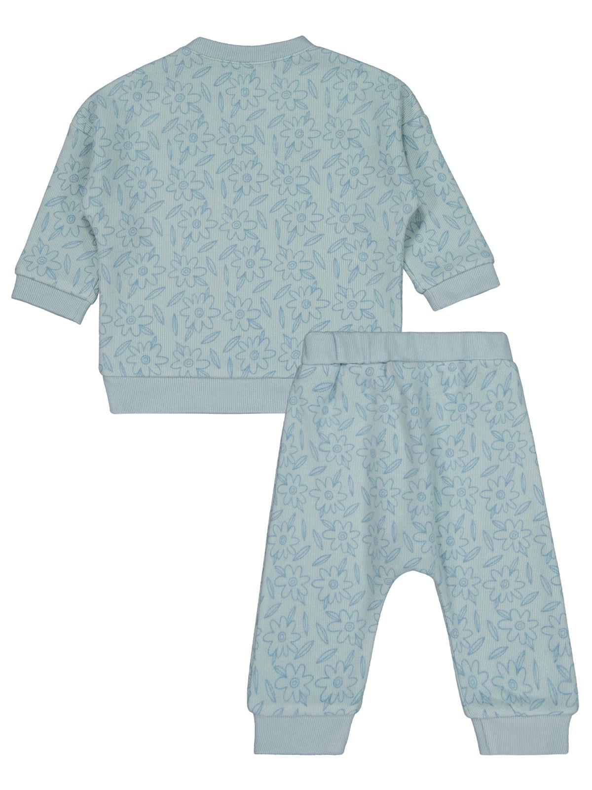 Civil Baby Çiçek Baskılı 6-18 Ay Takım - Yeşil