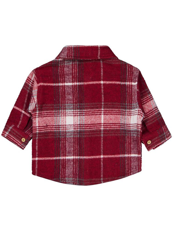 Civil Baby Oduncu 6-18 Ay Gömlek - Bordo