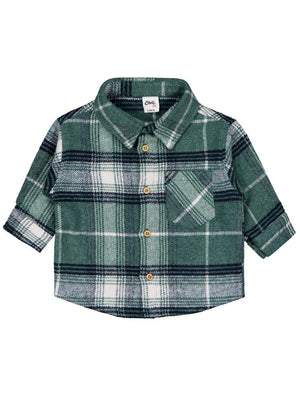 Civil Baby Oduncu 6-18 Ay Gömlek - Yeşil