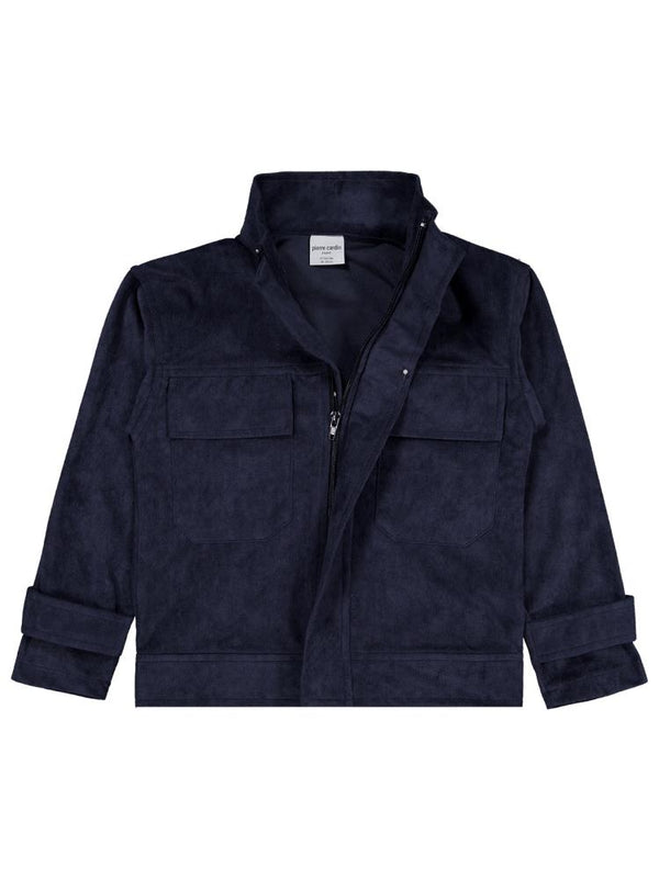 Pierre Cardin Dik Yaka 6-9 Yaş Mont - Mavi