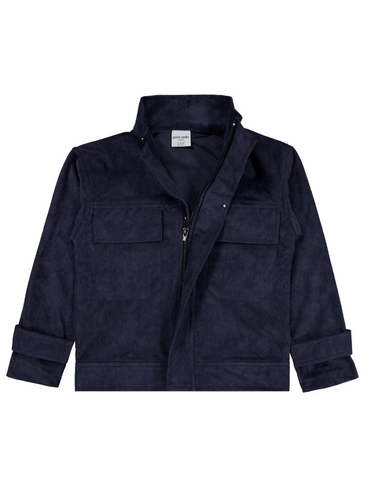 Pierre Cardin Dik Yaka 6-9 Yaş Mont - Mavi