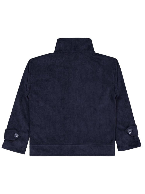 Pierre Cardin Dik Yaka 6-9 Yaş Mont - Mavi